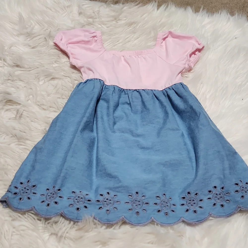 Baby Gap Chambray eyelet dress- 3  Years